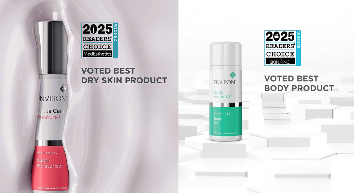 Environ’s Global Award Wins of 2025: A Landmark Year for Scientific Skincare
