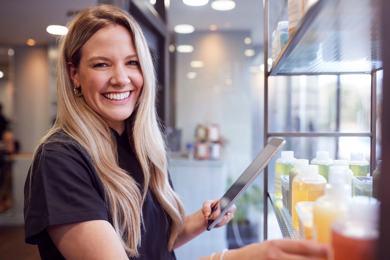 Professional skincare training and consultation environment